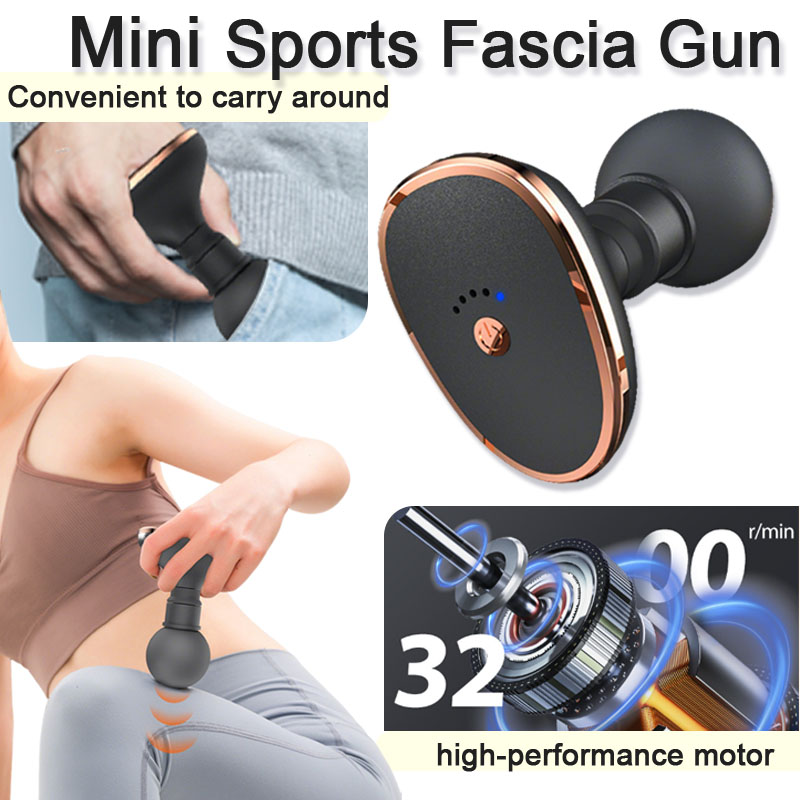 Massage Gun Deep Tissue - Electric portable small vibrating fascia gun