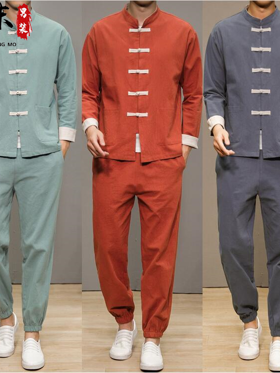 Health & Wellness Nurse Coach - Chinese Style Cotton Linen Tang Suit