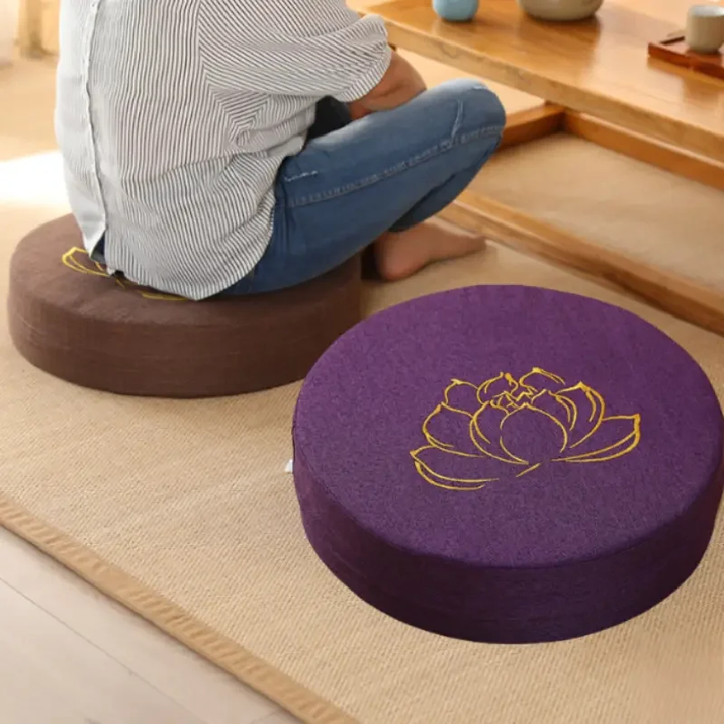 Acupressure Mat Set - 40X6CM Yoga Meditation Linen Cushion Hard