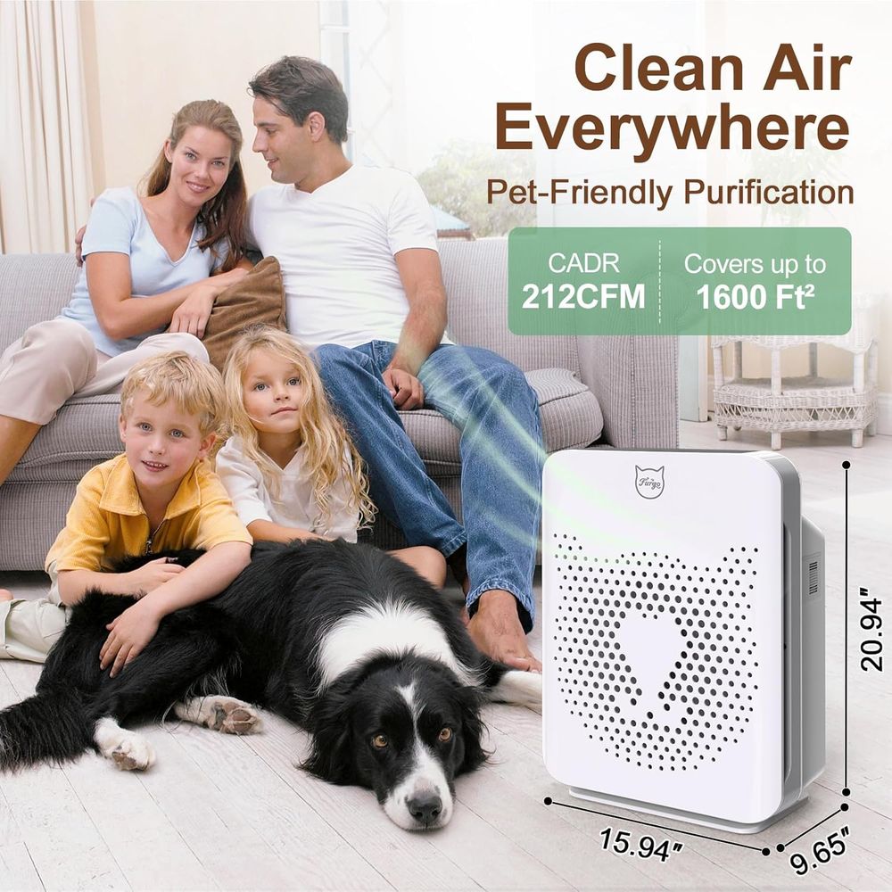 2-in-1 HEPA Air Purifier for P - огляд і ціна Air Purifier Hepa