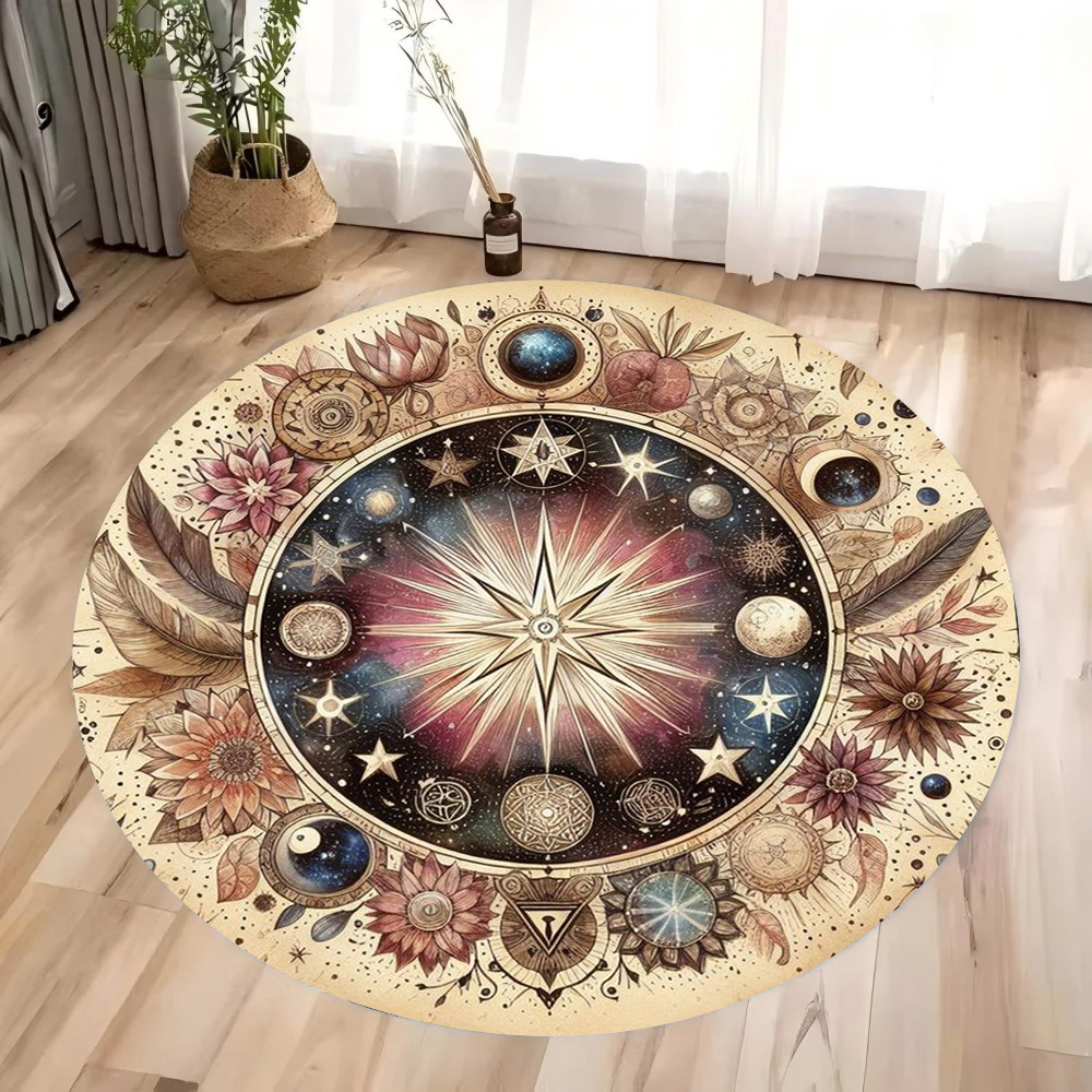 Vikama Flannel Tarot Round Rug - огляд і ціна Acupressure Mat Set