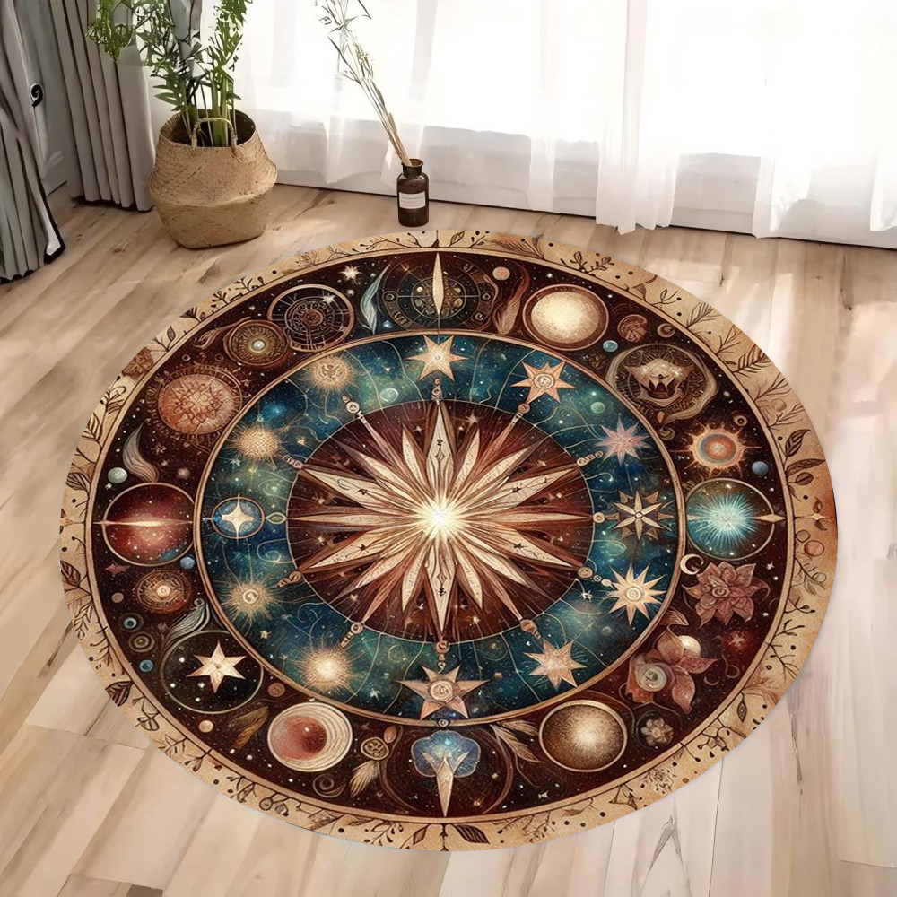 Vikama Flannel Tarot Round Rug - огляд і ціна Acupressure Mat Set