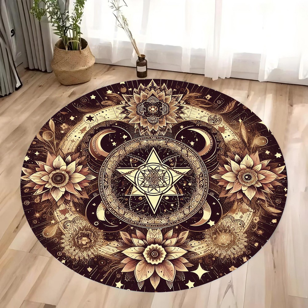 Vikama Flannel Tarot Round Rug - огляд і ціна Acupressure Mat Set