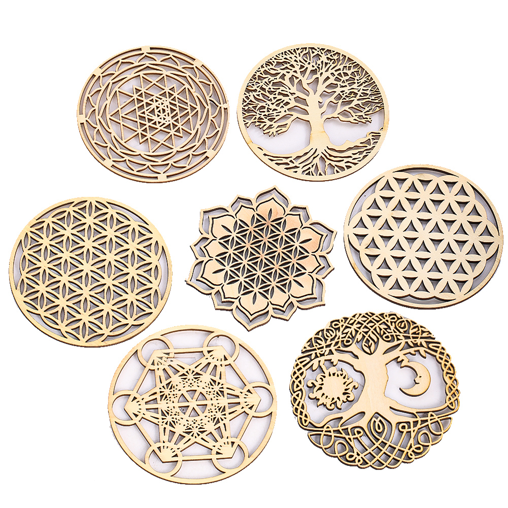 3.9inch Wooden Hollow Board Ru - огляд і ціна Acupressure Mat Set
