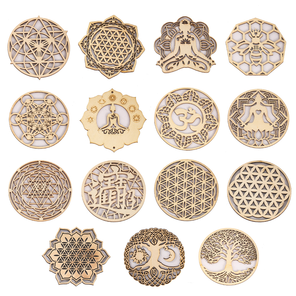3.9inch Wooden Hollow Board Ru - огляд і ціна Acupressure Mat Set