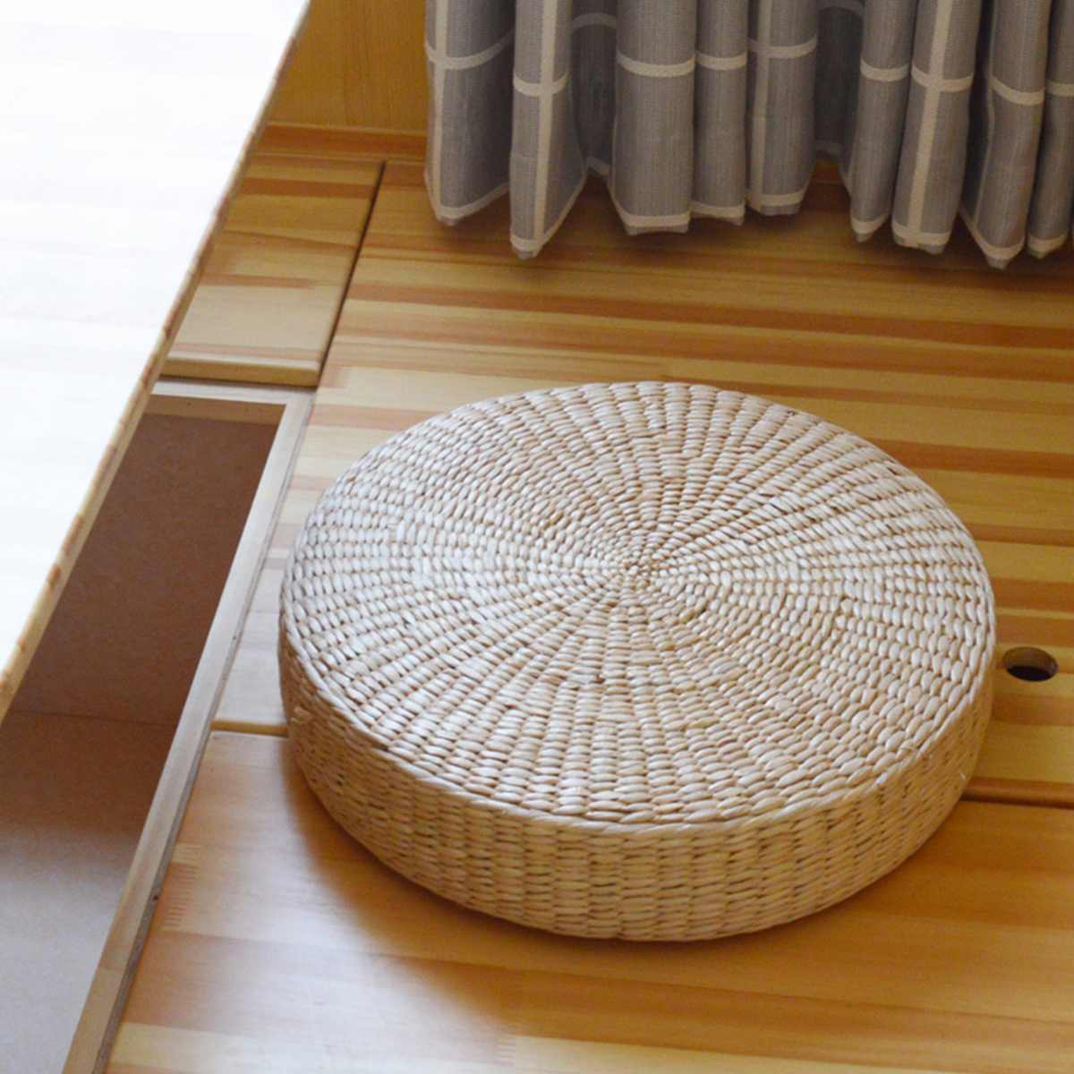 40x6cm Natural Straw Round Fut - огляд і ціна Acupressure Mat Set