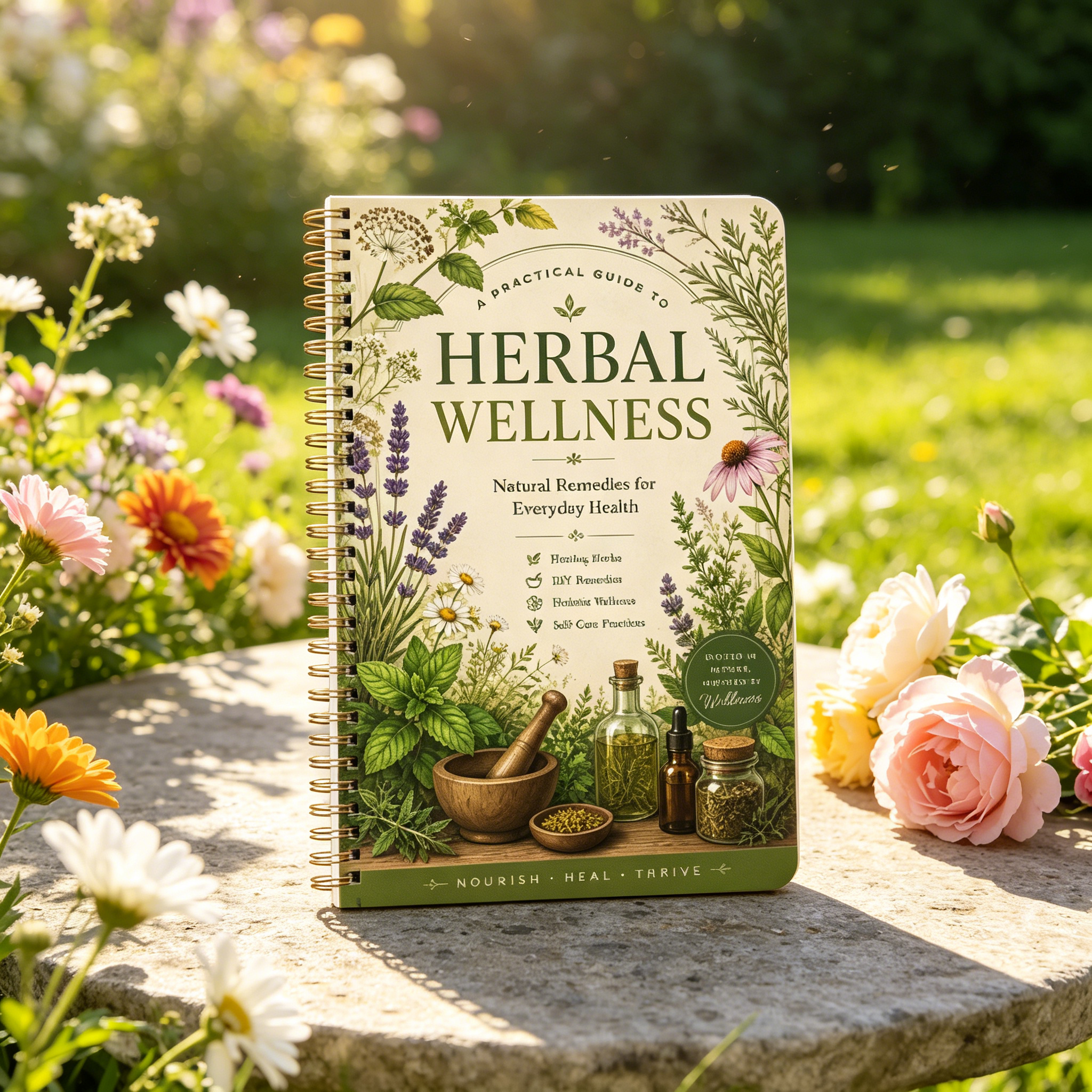 Herbal Remedies Journal A5 Spi - огляд і ціна Health Wellness Notes