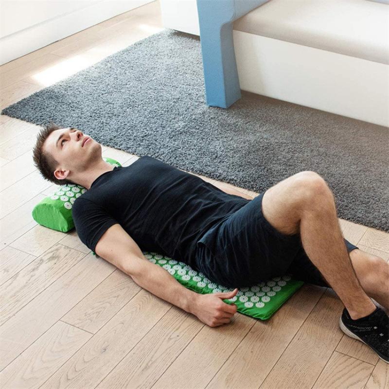 1 Set Acupressure Yoga Mat Cus - огляд і ціна Acupressure Mat Set